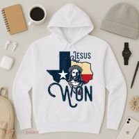Jesus Won Texas Christianity Religion Jesus Won Texas Hoodie thumb 3