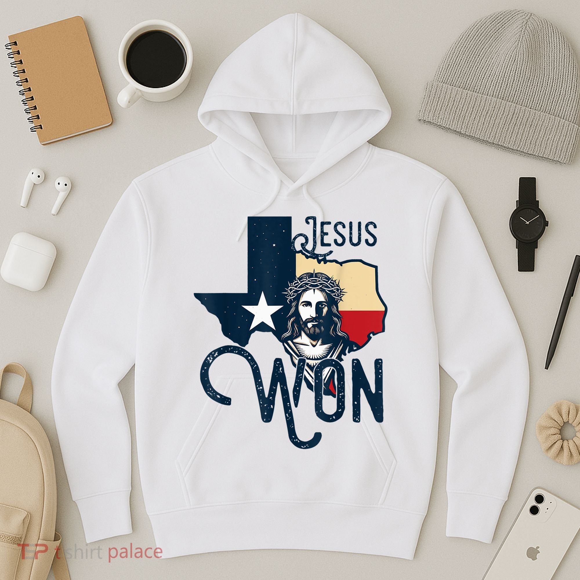 Jesus Won Texas Christianity Religion Jesus Won Texas Hoodie