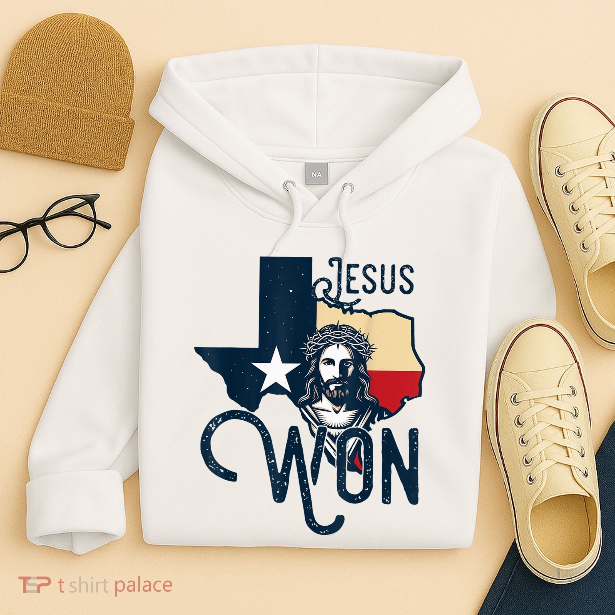 Jesus Won Texas Christianity Religion Jesus Won Texas Hoodie