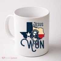 Jesus Won Texas Christianity Religion Jesus Won Texas Coffee Mug thumb 0