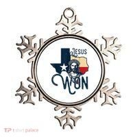 Jesus Won Texas Christianity Religion Jesus Won Texas Ornament thumb 0