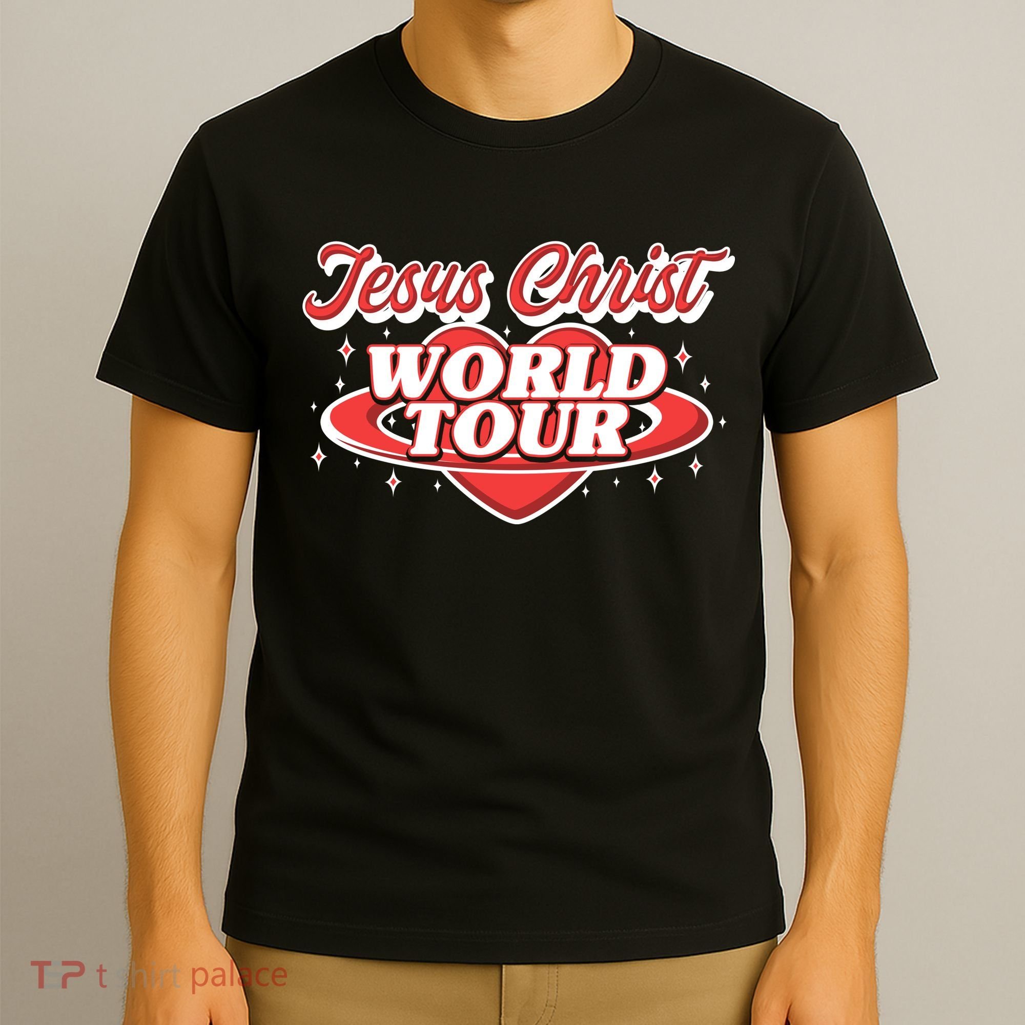 Jesus World Tour Christian Music Faith Concert T-Shirt