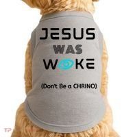 Jesus Was Woke (Don't Be A CHRINO) Doggie Tank thumb 0