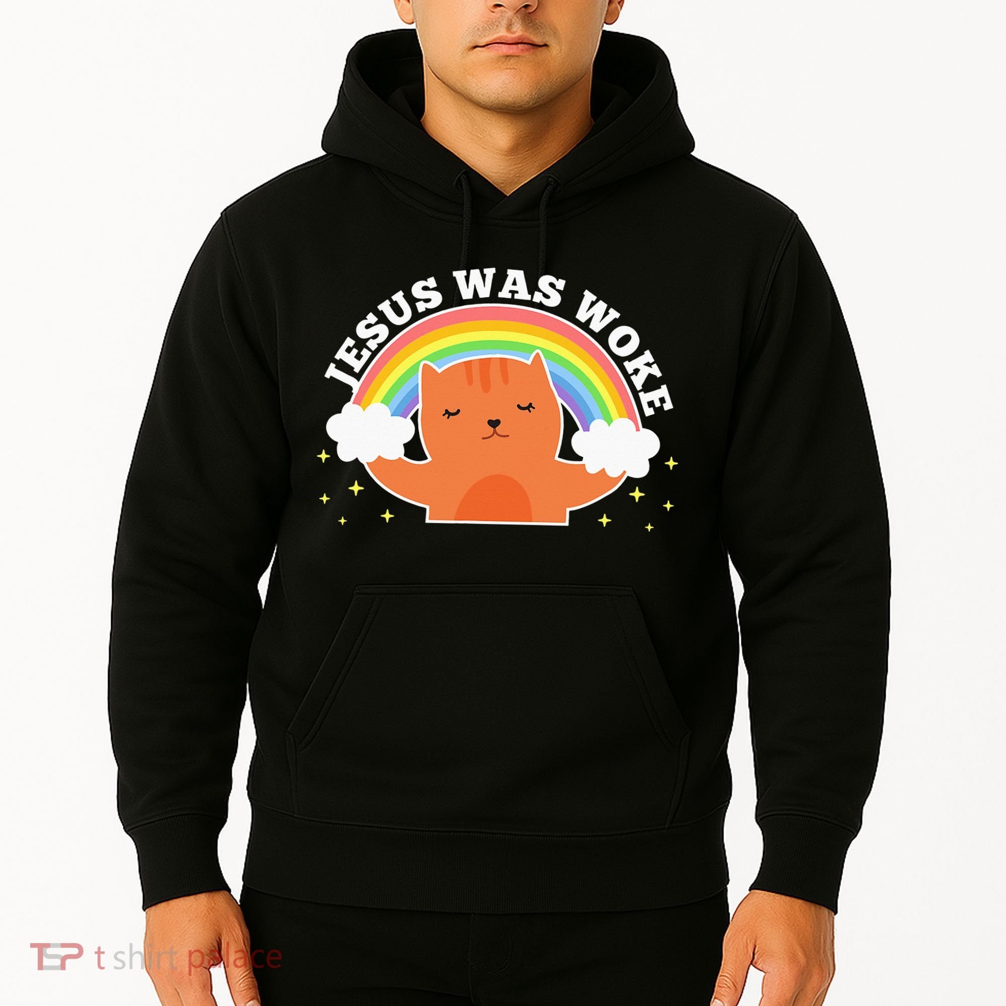 Jesus Was Woke Liberal Christian Hoodie