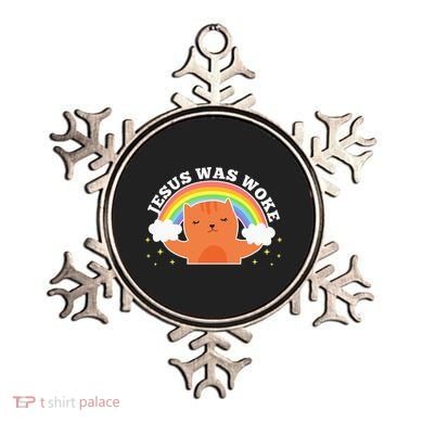 Jesus Was Woke Liberal Christian Ornament