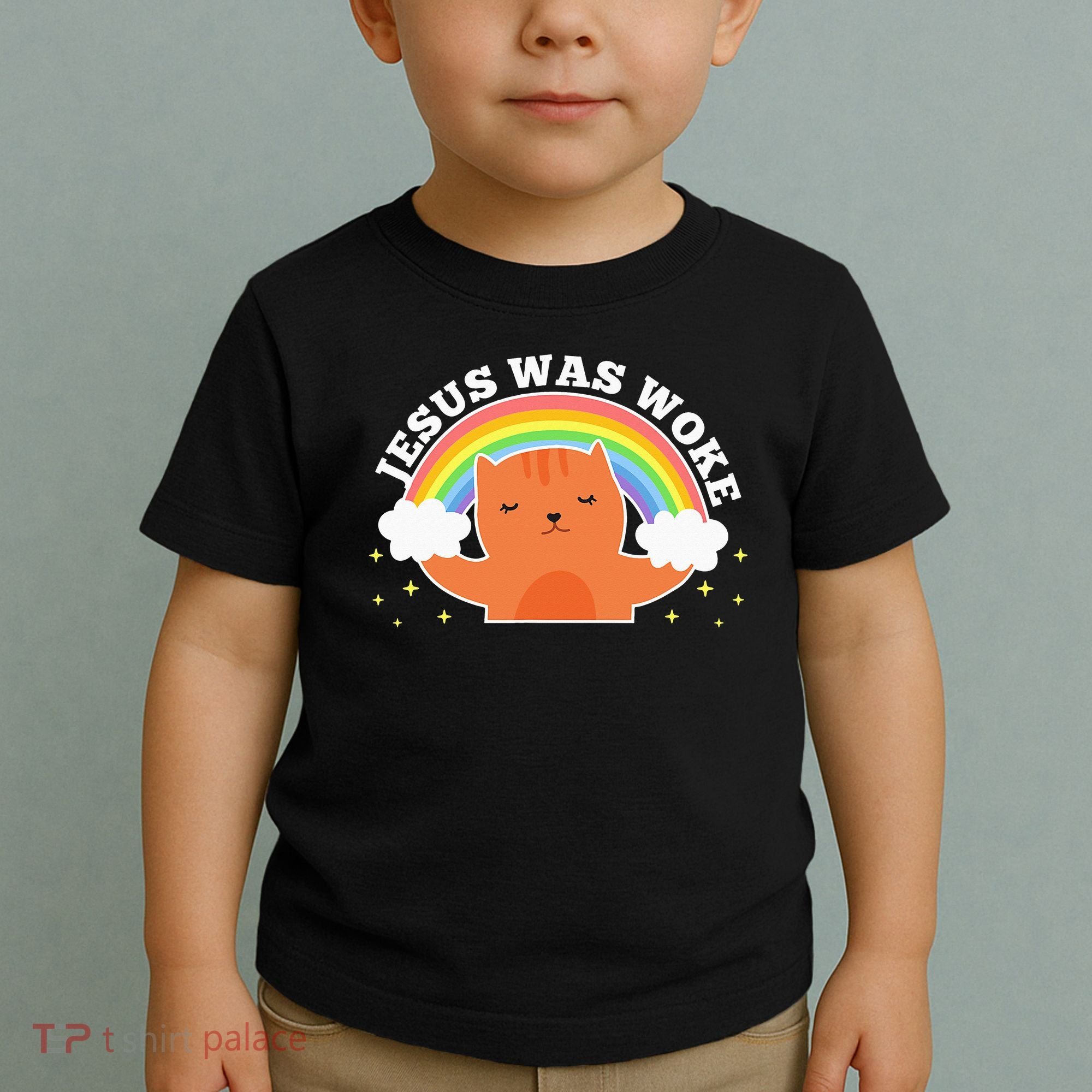 Jesus Was Woke Liberal Christian Toddler T-Shirt