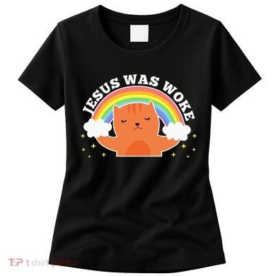 Jesus Was Woke Liberal Christian Women's T-Shirt