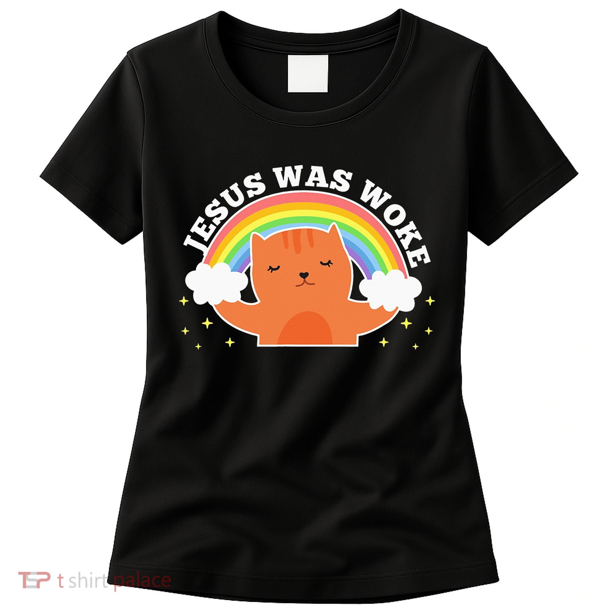 Jesus Was Woke Liberal Christian Women's T-Shirt