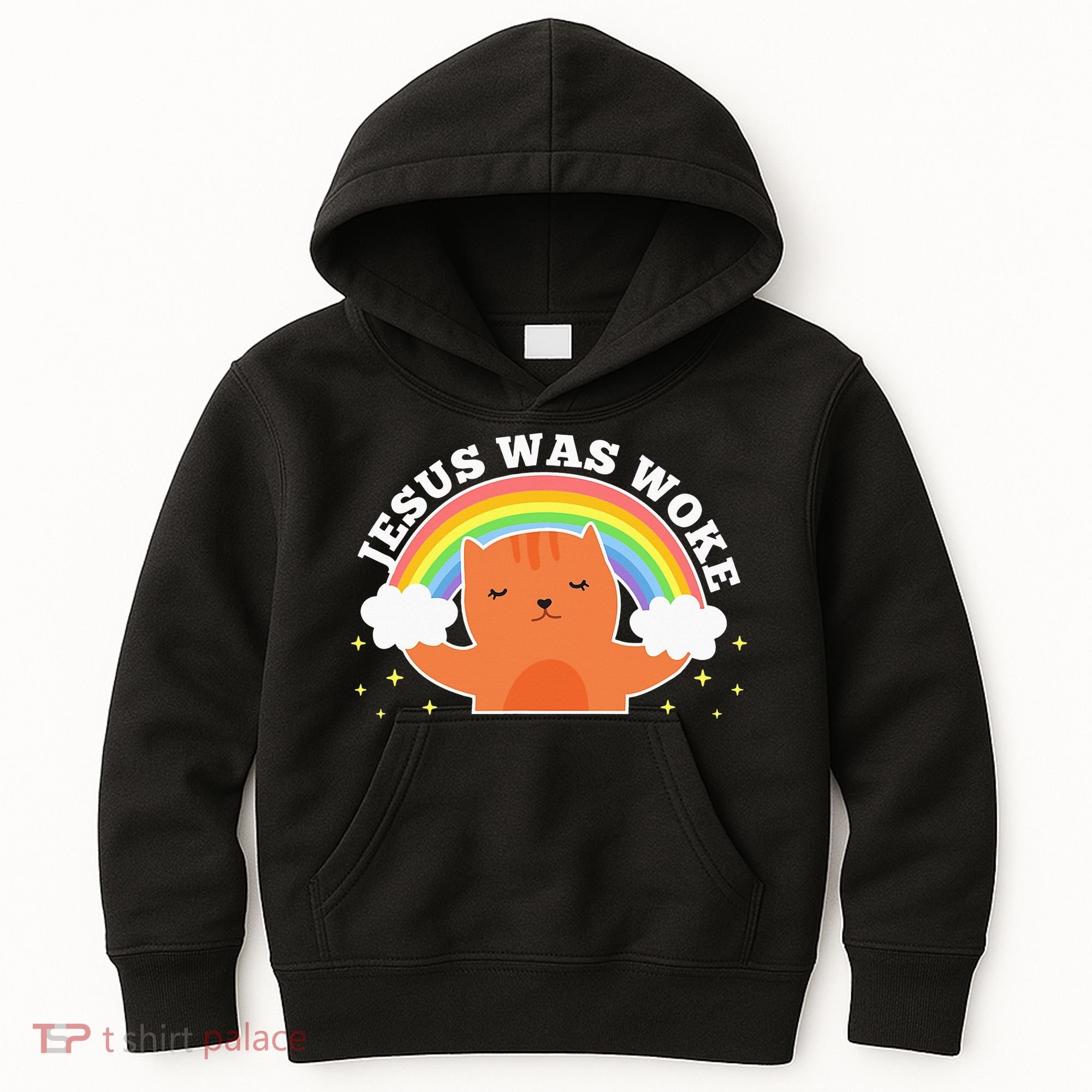 Jesus Was Woke Liberal Christian Kids Hoodie