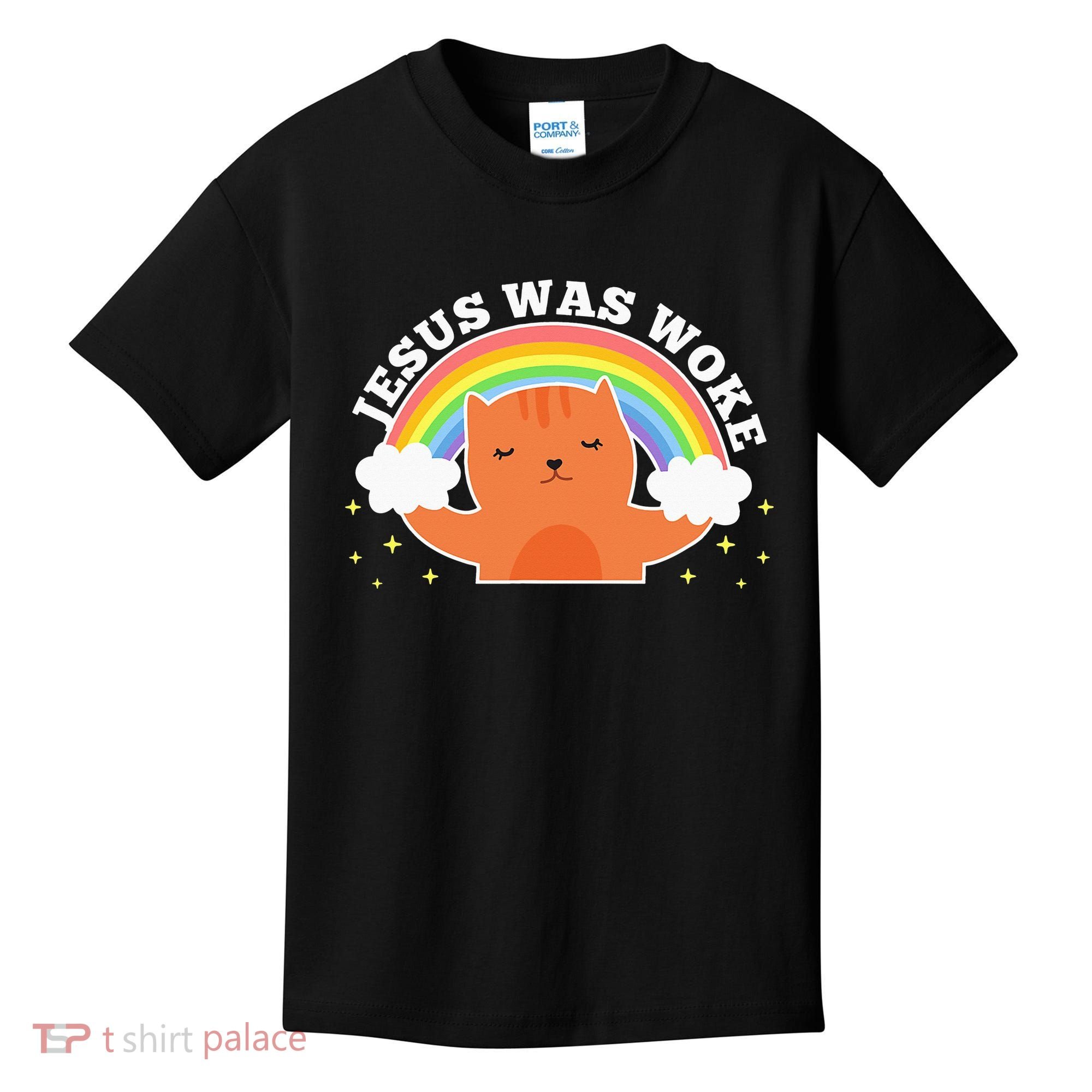 Jesus Was Woke Liberal Christian Kids T-Shirt
