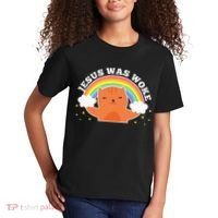 Jesus Was Woke Liberal Christian Kids T-Shirt thumb 2