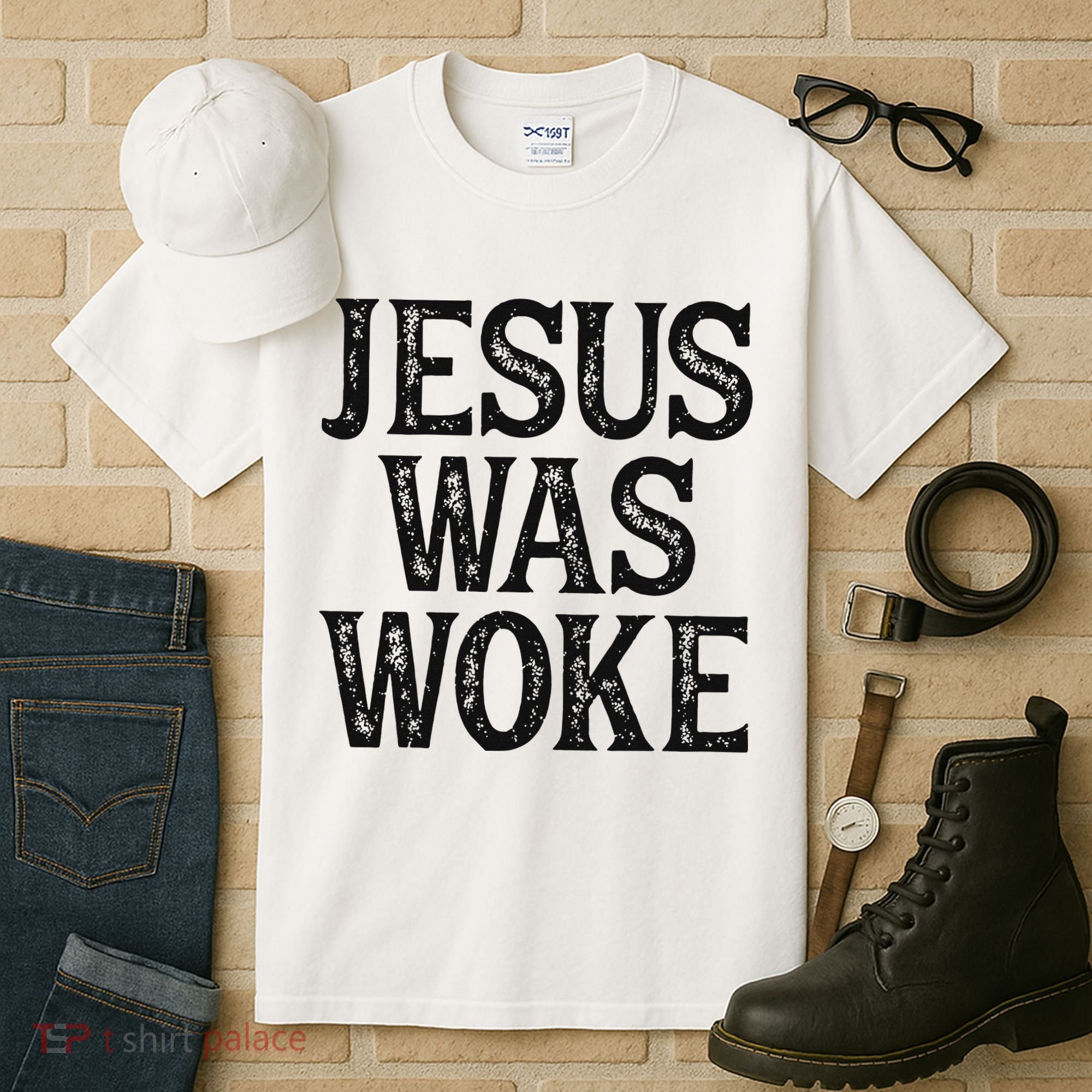Jesus Was Woke Christian Faith Religious   Funny Tall T-Shirt
