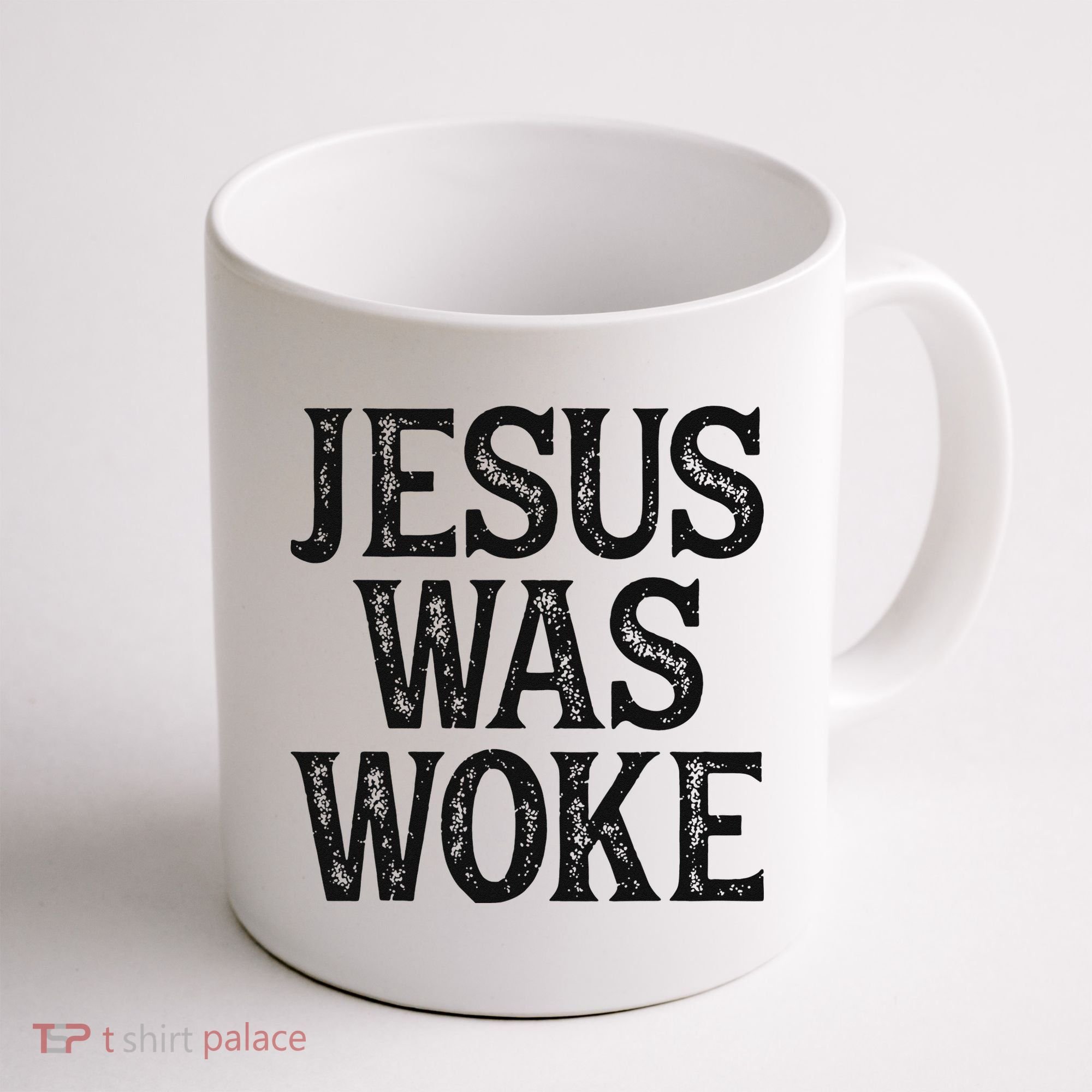 Jesus Was Woke Christian Faith Religious   Funny Coffee Mug