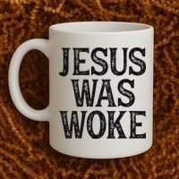 Jesus Was Woke Christian Faith Religious   Funny Coffee Mug thumb 2