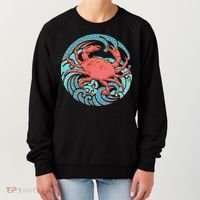 Japanese Water Wave Crab Women's Sweatshirt thumb 0