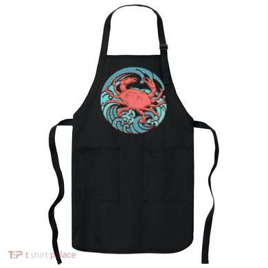 Japanese Water Wave Crab Apron