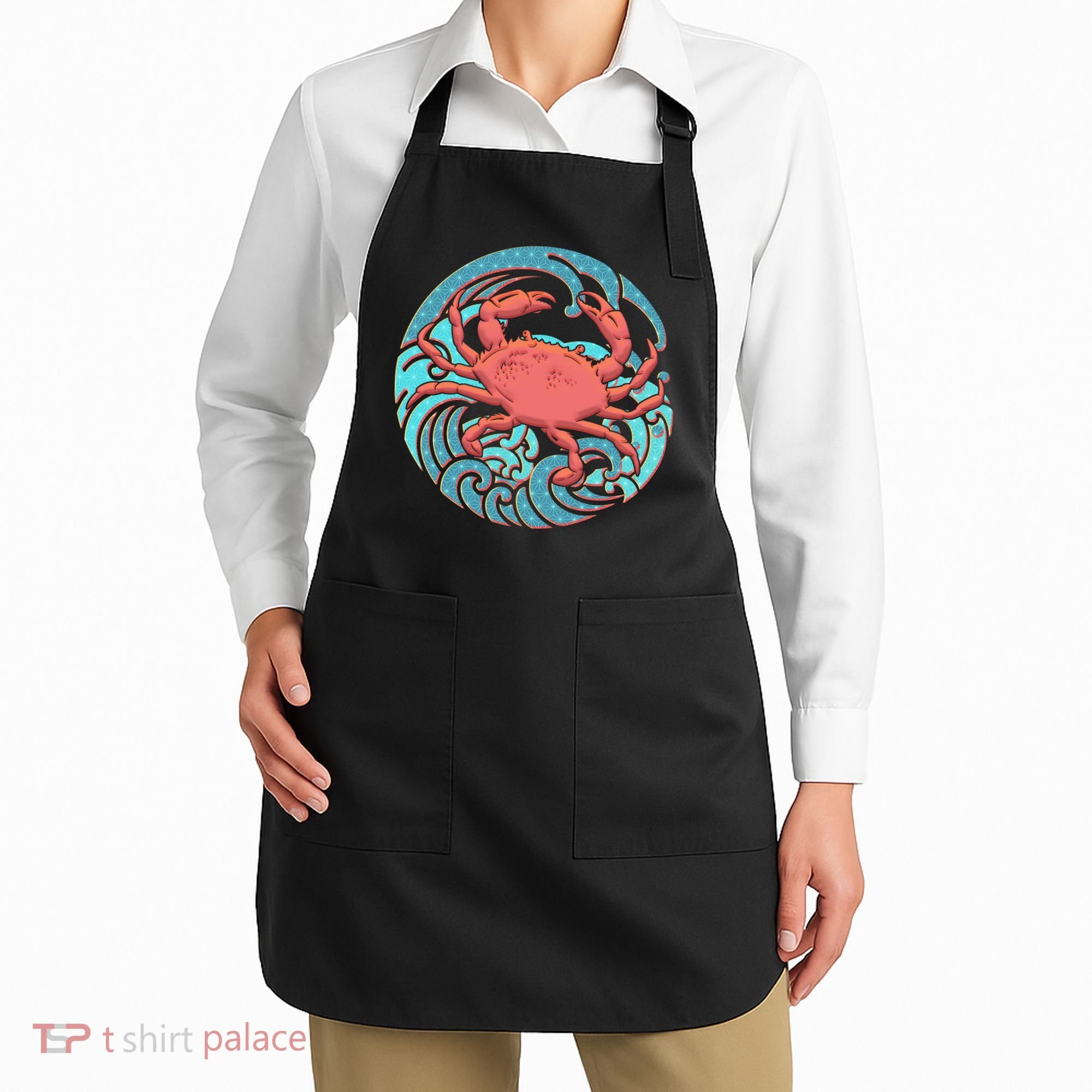 Japanese Water Wave Crab Apron