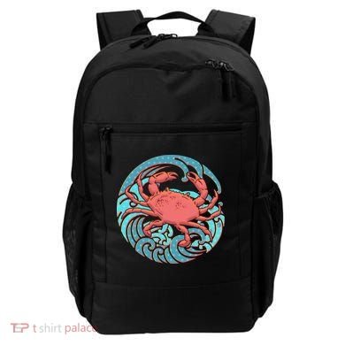Japanese Water Wave Crab Backpack