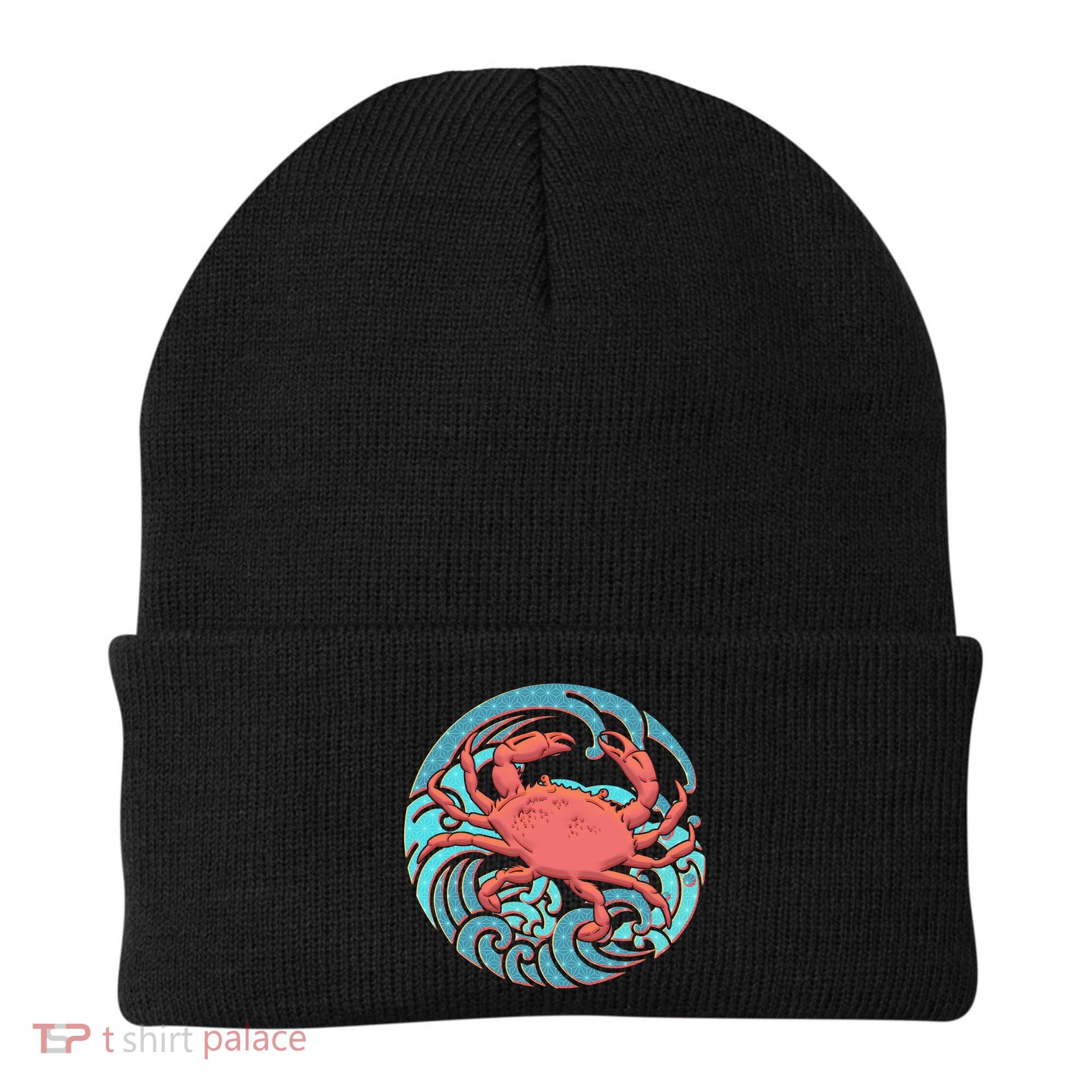 Japanese Water Wave Crab Beanie