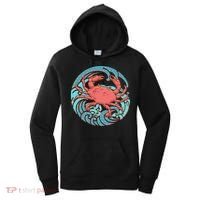Japanese Water Wave Crab Women's Hoodie thumb 0