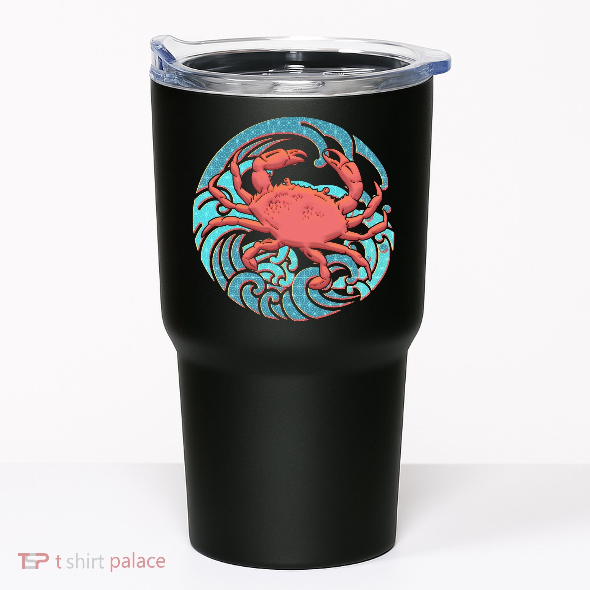 Japanese Water Wave Crab Tumbler
