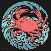 Japanese Water Wave Crab Visor thumb 3