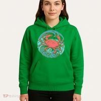 Japanese Water Wave Crab Hoodie thumb 5