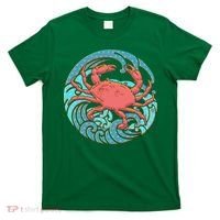 Japanese Water Wave Crab T-Shirt thumb 0