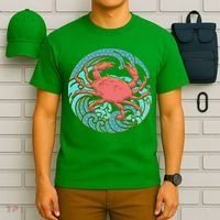 Japanese Water Wave Crab T-Shirt thumb 6