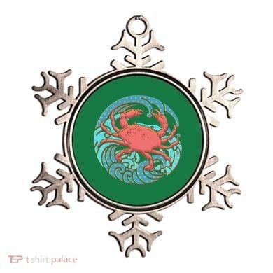 Japanese Water Wave Crab Ornament