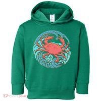 Japanese Water Wave Crab Toddler Hoodie thumb 0