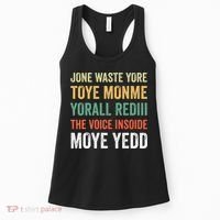 Jone Waste Yore Toye Monme Yorall Rediii  Women's Tank Top thumb 0