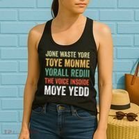 Jone Waste Yore Toye Monme Yorall Rediii  Women's Tank Top thumb 2