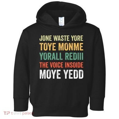 Jone Waste Yore Toye Monme Yorall Rediii  Toddler Hoodie