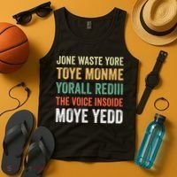Jone Waste Yore Toye Monme Yorall Rediii  Tank Top thumb 4