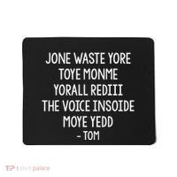 Jone Waste Yore Toye Monme Funny Pop Miss You Punk Lyrics Mousepad thumb 0