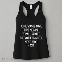 Jone Waste Yore Toye Monme Funny Pop Miss You Punk Lyrics Women's Tank Top thumb 3