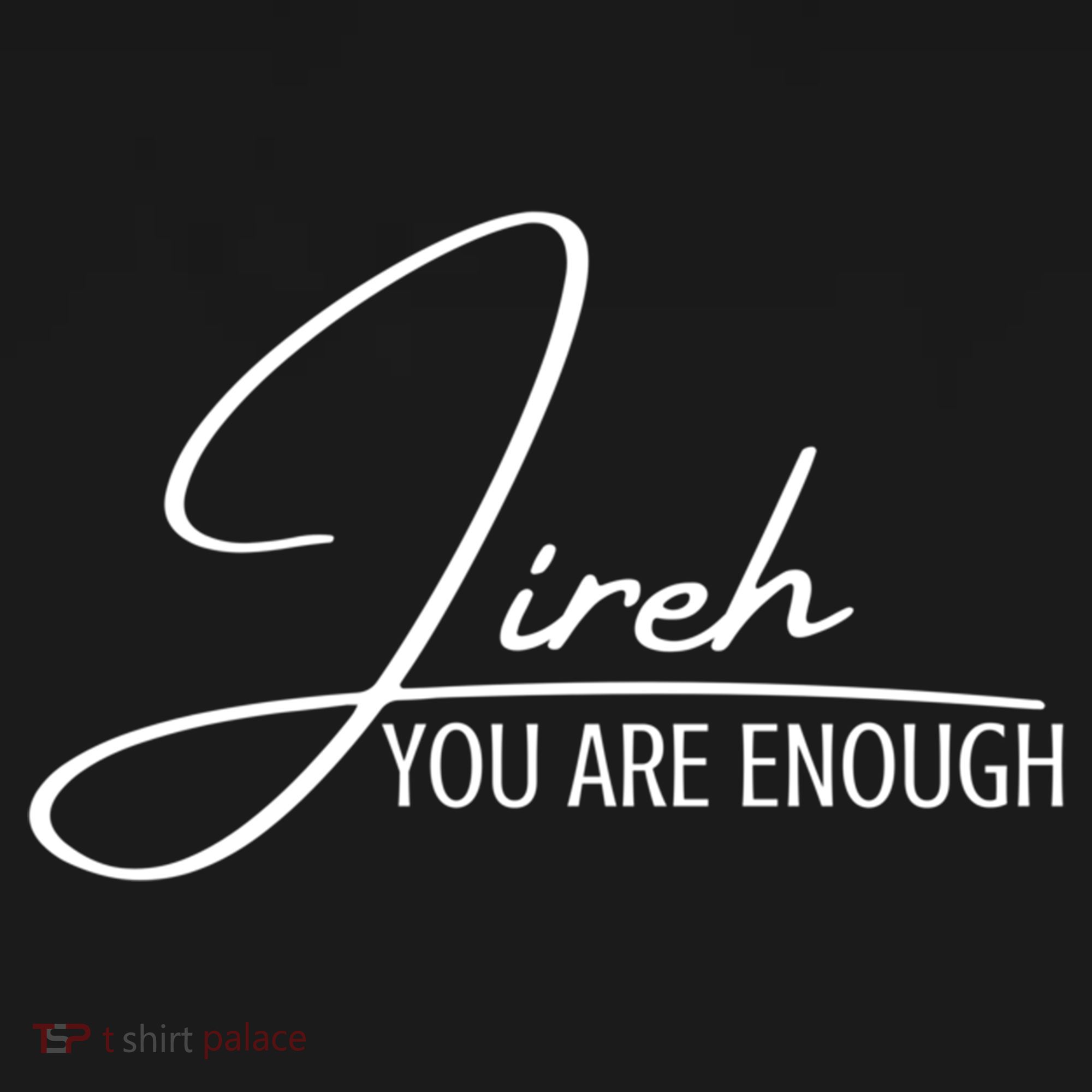 Jireh You Are Enough Christian Music Inspiration God Gift Women's Hoodie