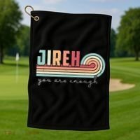 Jireh You Are Enough More Than Enough Forever Christian Golf Towel thumb 1