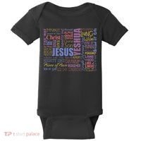 Jeus Yeshua God Christ Baby Bodysuit thumb 0