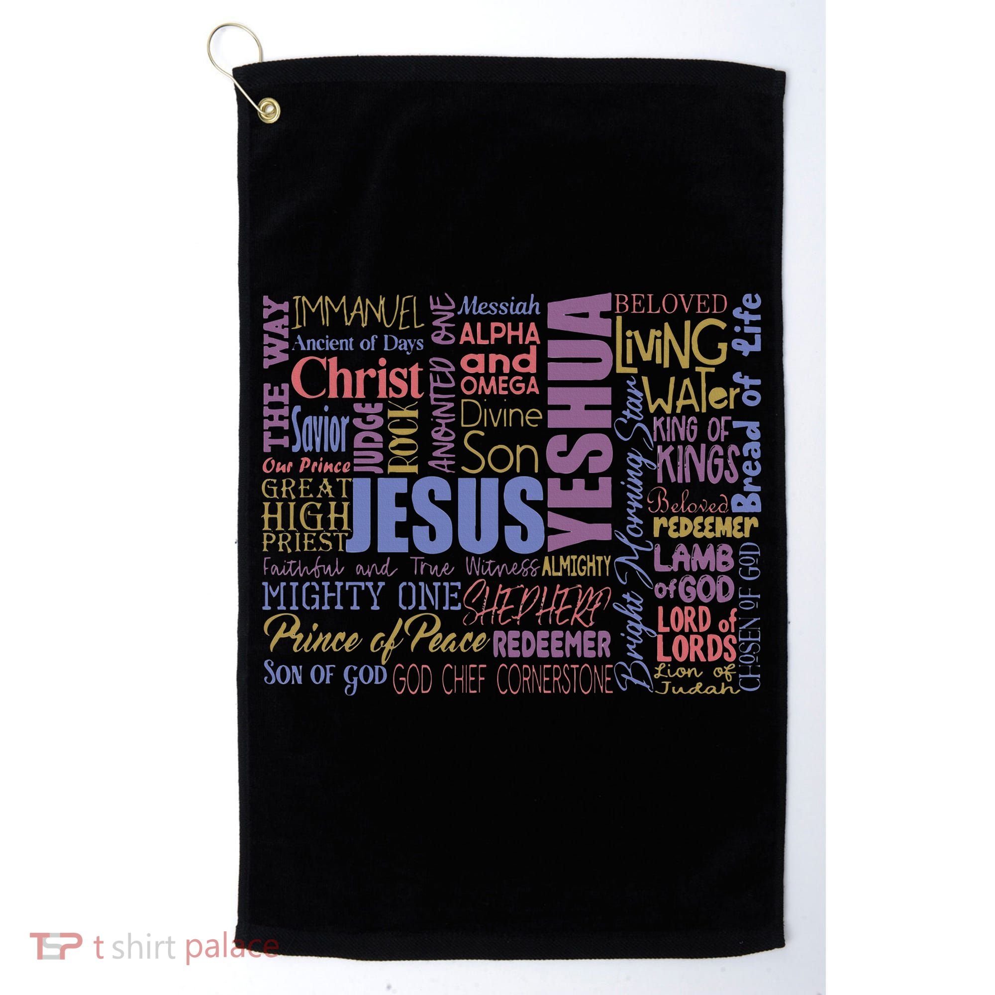 Jeus Yeshua God Christ Golf Towel