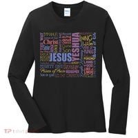 Jeus Yeshua God Christ Women's Long Sleeve Shirt thumb 0
