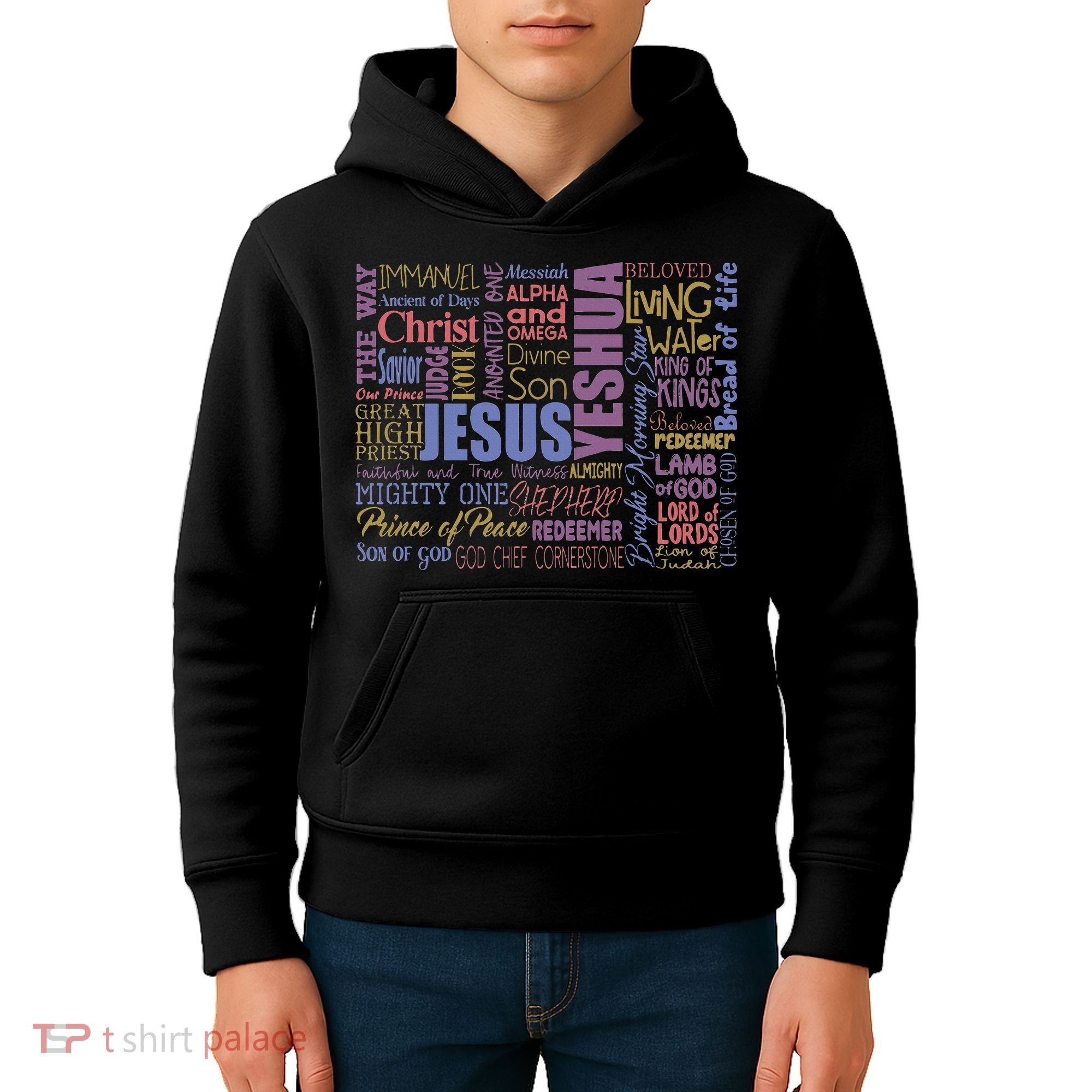 Jeus Yeshua God Christ Kids Hoodie