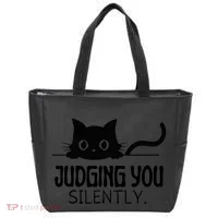 Judging You Silently Tote Bag thumb 0