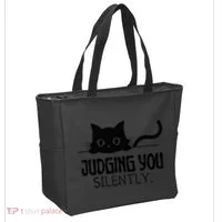 Judging You Silently Tote Bag thumb 2
