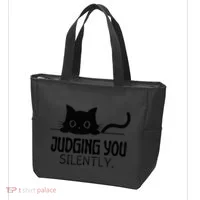 Judging You Silently Tote Bag thumb 3
