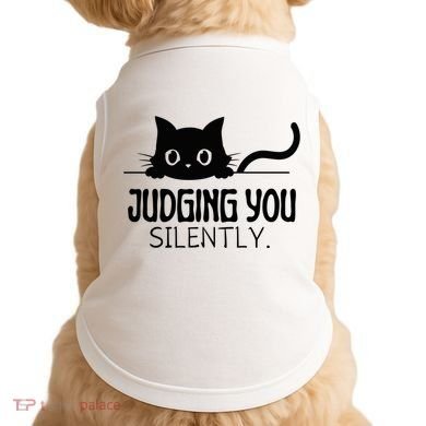 Judging You Silently Doggie Tank