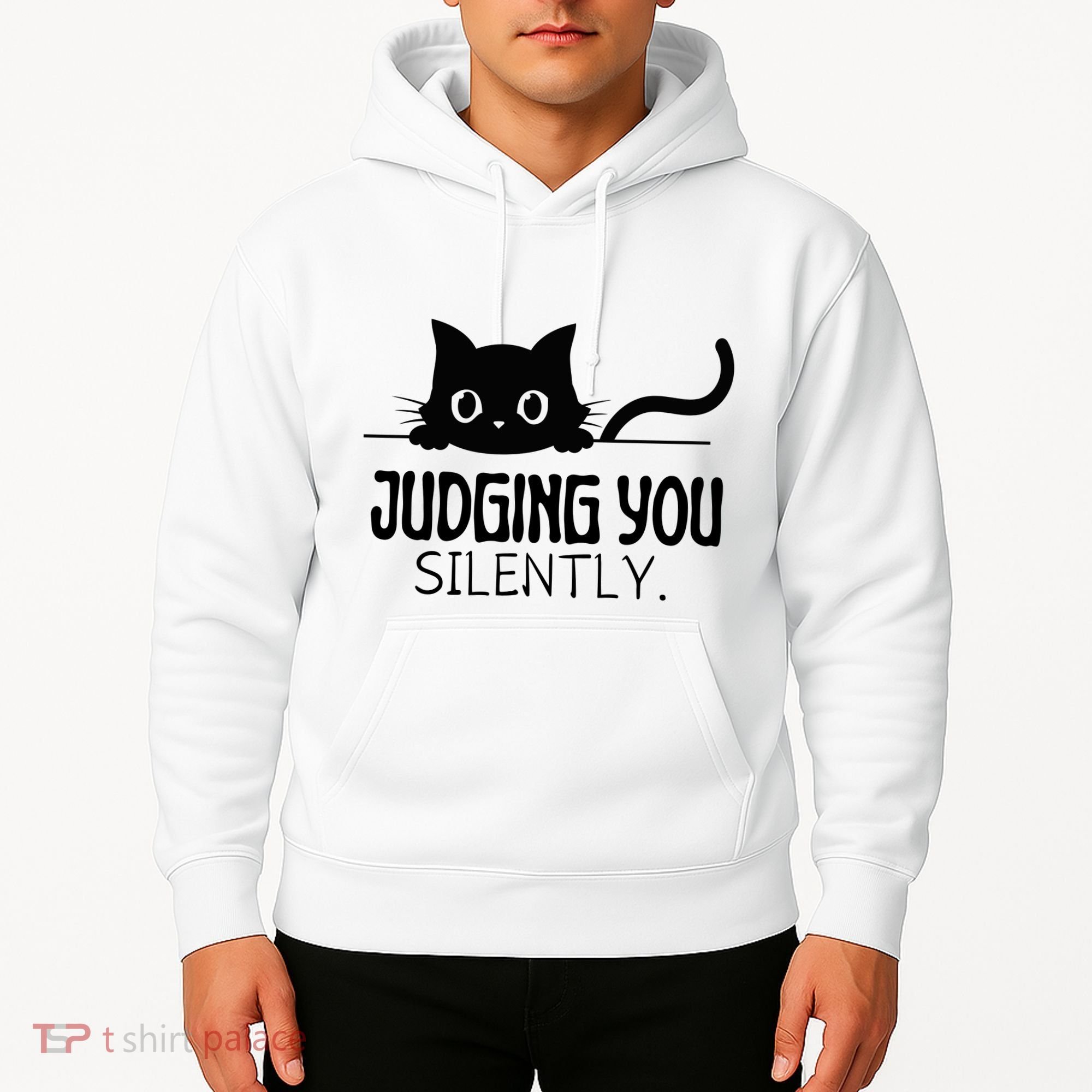 Judging You Silently Hoodie