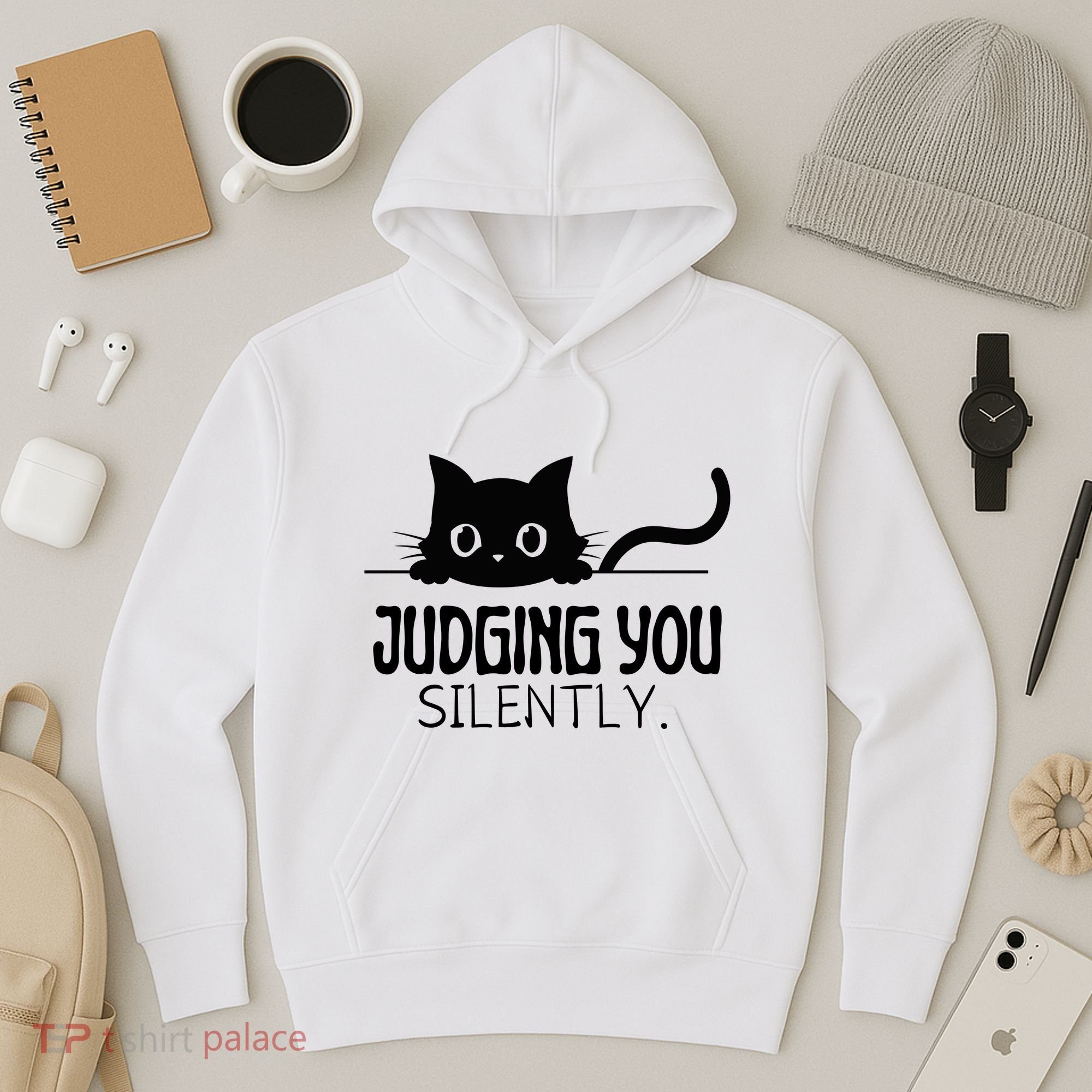 Judging You Silently Hoodie