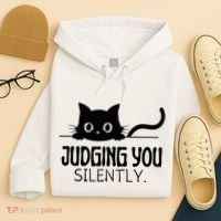 Judging You Silently Hoodie thumb 4